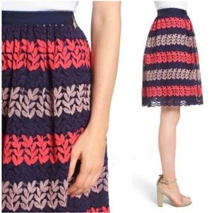 NWOT Draper James Lace Midi Skirt
